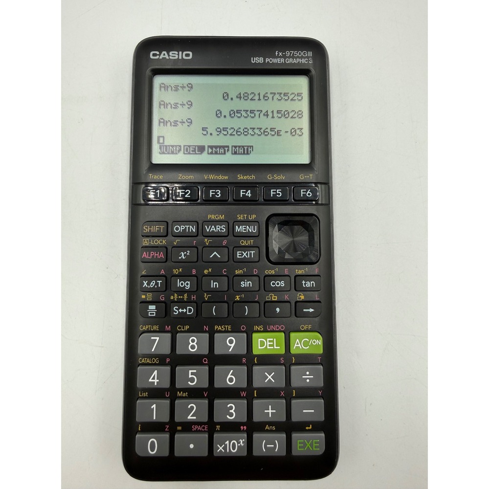 Casio fx-9750GIII Graphing Calculator USB Power Graphic 3 Python Natural VPAM